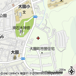 長崎県長崎市大園町10周辺の地図