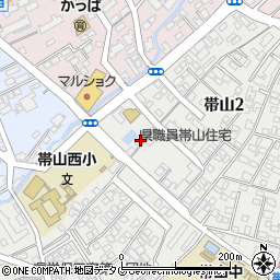 株式会社システムサービス熊本周辺の地図