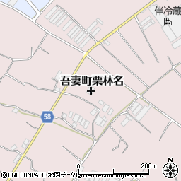 長崎県雲仙市吾妻町栗林名1602周辺の地図