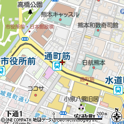ＭｅｎｉｃｏｎＭｉｒｕ　熊本店周辺の地図
