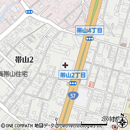 日本電通株式会社　熊本営業所周辺の地図