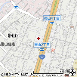 電通テクニカル株式会社　熊本営業所周辺の地図