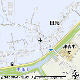 熊本県上益城郡益城町田原346周辺の地図