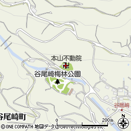 白糸滝不動院周辺の地図