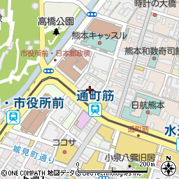 明治安田生命保険相互会社　熊本支社周辺の地図