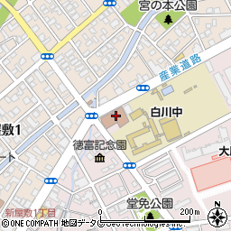 熊本市消防局熊本市中央消防署周辺の地図