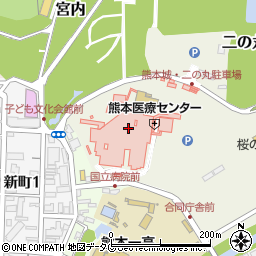 ドトールコーヒーショップ熊本医療センター店周辺の地図