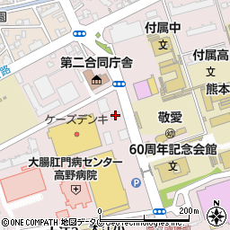 スターバックスコーヒー熊本大江店周辺の地図
