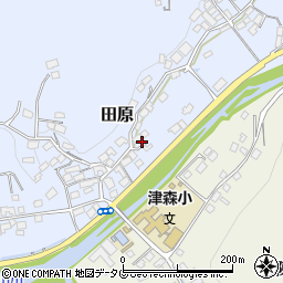 熊本県上益城郡益城町田原226周辺の地図