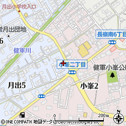 熊本東耳鼻咽喉科クリニック周辺の地図