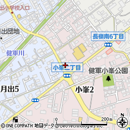 株式会社熊電施設周辺の地図