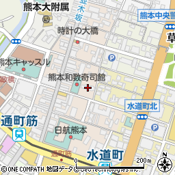蚕糸会館周辺の地図
