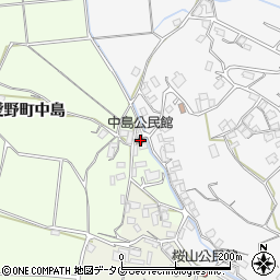 中島公民館周辺の地図