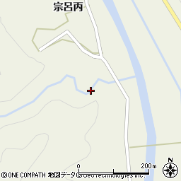 高知県土佐清水市宗呂周辺の地図