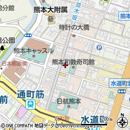上通キヨタ本店周辺の地図
