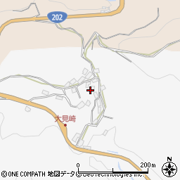 長崎県長崎市見崎町周辺の地図