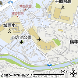 熊本県立熊本かがやきの森支援学校周辺の地図