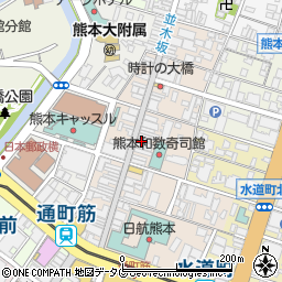 ストーンマーケット　熊本上通り店周辺の地図