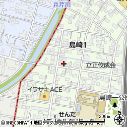 中川電設株式会社敷地内周辺の地図