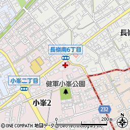 戸山・横田医院周辺の地図