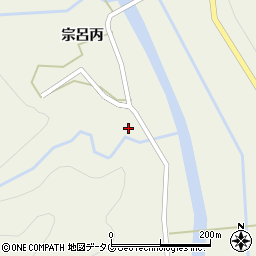 宗呂簡易郵便局周辺の地図