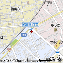 熊本市障がい者相談支援センター　ウィズ周辺の地図