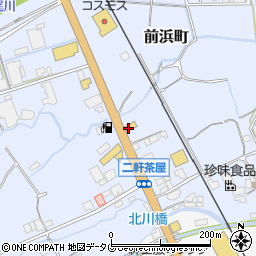 丸亀製麺 島原店周辺の地図