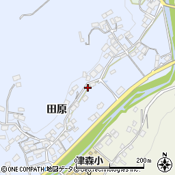 熊本県上益城郡益城町田原241-1周辺の地図