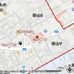生活彩家熊本託麻台リハビリテーション病院店周辺の地図