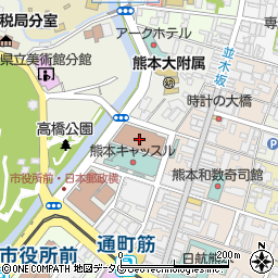 グランガーデン熊本周辺の地図