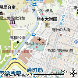 グランガーデン熊本周辺の地図