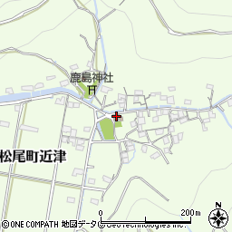 近津公民館周辺の地図