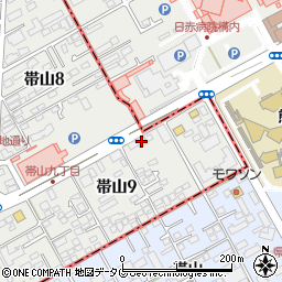 東光石油株式会社　日赤病院前ＳＳ周辺の地図