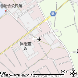 長崎県雲仙市吾妻町栗林名1265-8周辺の地図