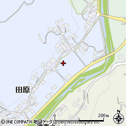 熊本県上益城郡益城町田原251周辺の地図