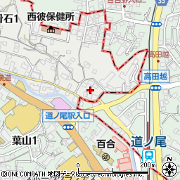 長崎県長崎市滑石1丁目2周辺の地図