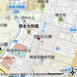 鈴乃屋熊本店周辺の地図