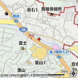 ＡＯＫＩ長崎葉山店周辺の地図
