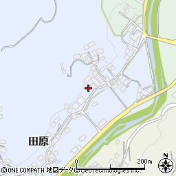 熊本県上益城郡益城町田原324周辺の地図