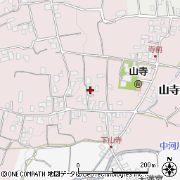 長崎県島原市山寺町周辺の地図