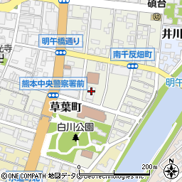 ＪＡ熊本経済連人事・コンプライアンス推進課周辺の地図