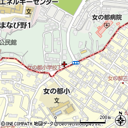 長崎女の都郵便局周辺の地図