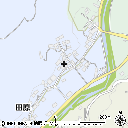 熊本県上益城郡益城町田原320周辺の地図