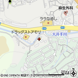 ホンダオートテラス長崎周辺の地図