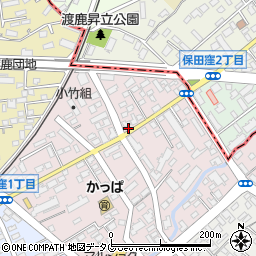 株式会社イーディシー　熊本営業所周辺の地図
