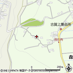 長崎県諫早市森山町上井牟田661周辺の地図