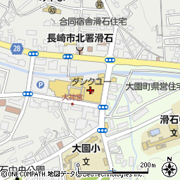 月香園製茶株式会社　滑石店周辺の地図