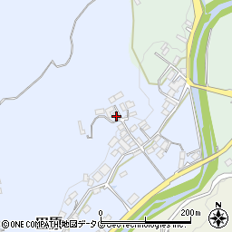 熊本県上益城郡益城町田原312周辺の地図