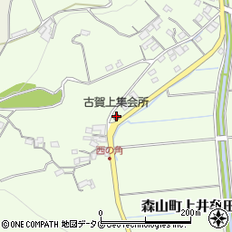 長崎県諫早市森山町上井牟田624周辺の地図