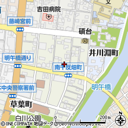 セブンイレブン熊本南千反畑町店周辺の地図
